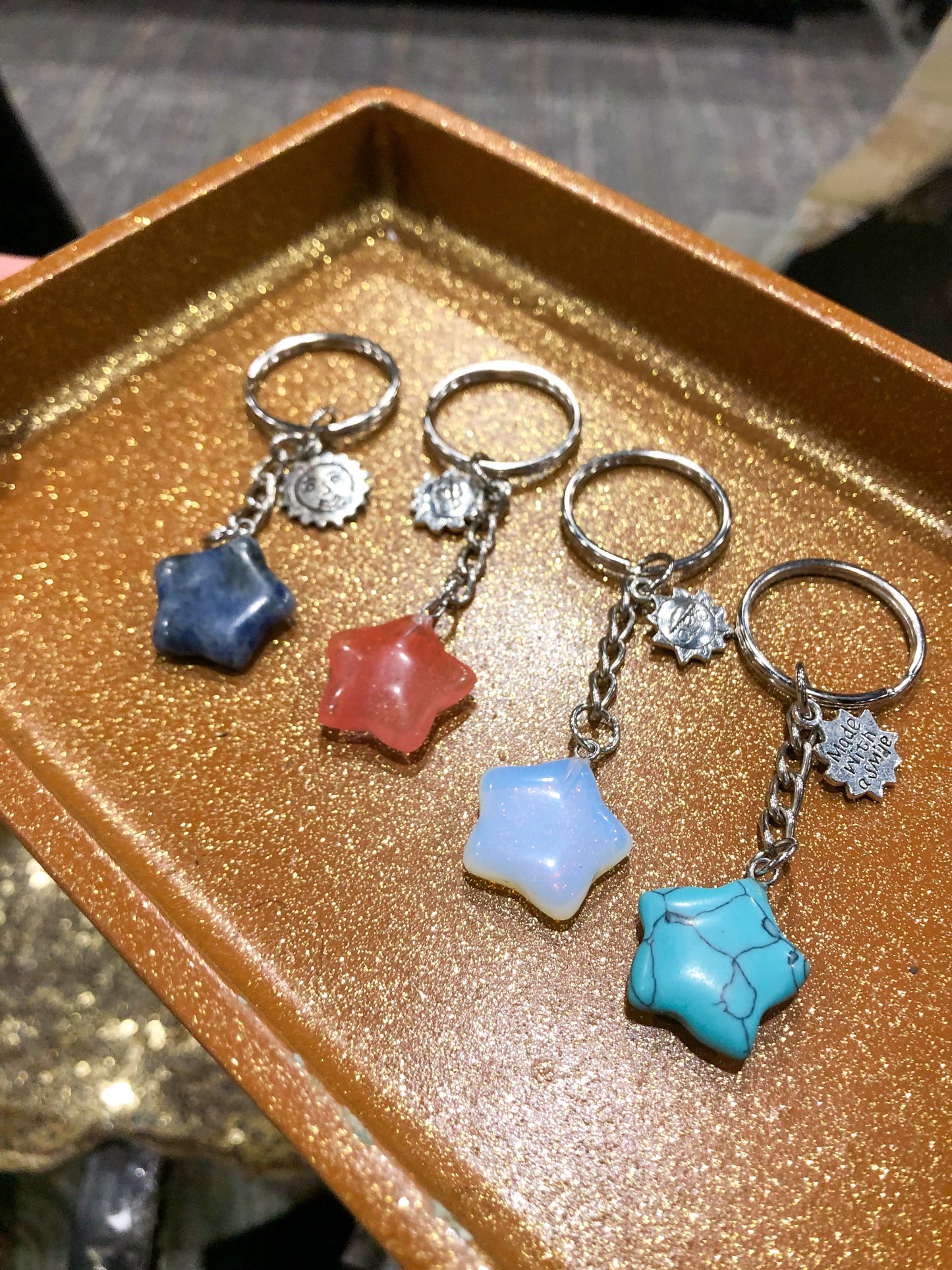 Mini Star Stones - Assorted Keychains