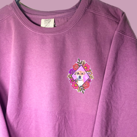 Custom Pet Sweatshirt | Crewneck OR Hoodie