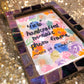 Pink Iridescent Mosaic 4”x6” Photo Frame