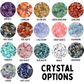 Choose Your Own Crystal Keychains