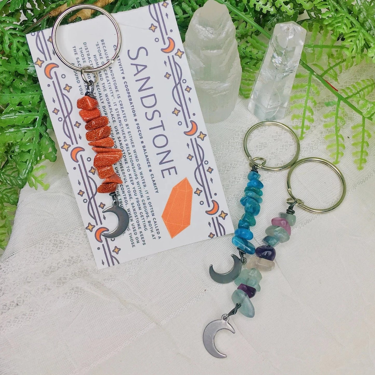 Choose Your Own Crystal Keychains