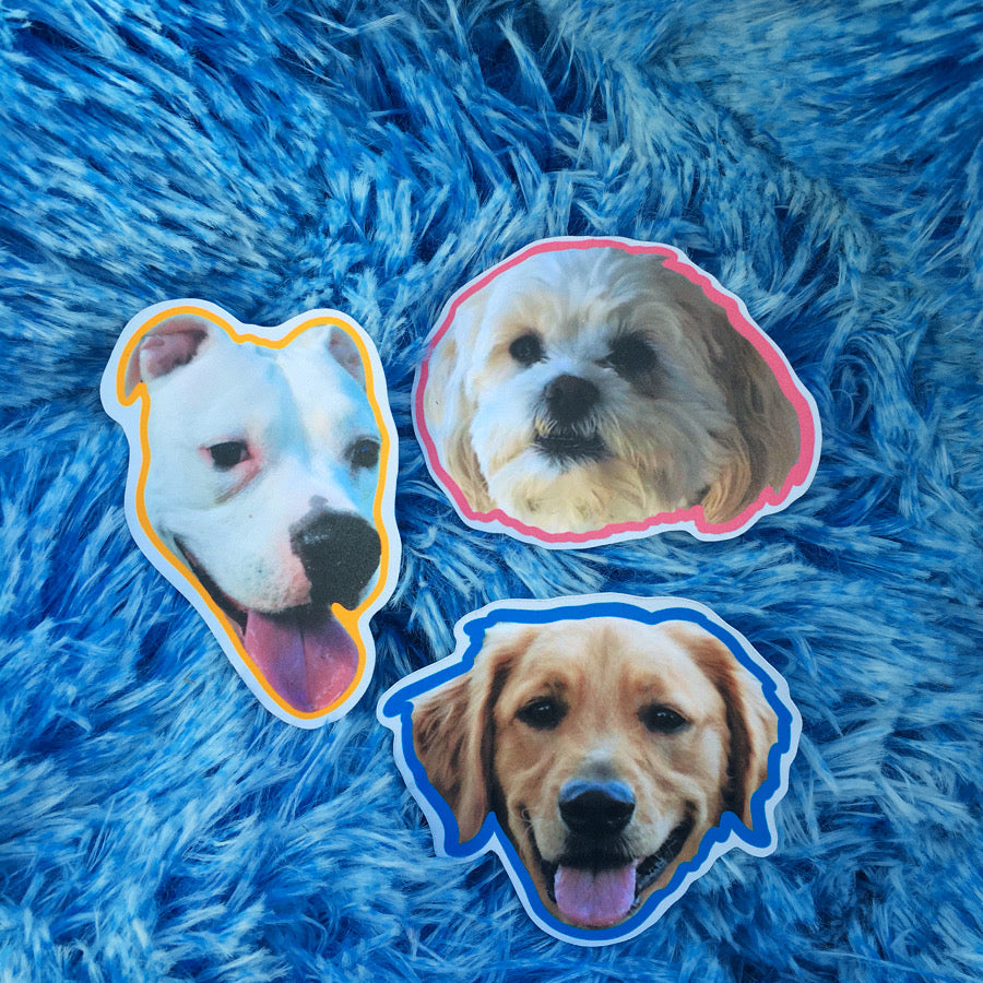 Pet Stickers & Magnets SOLID Border