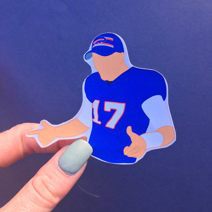 Josh Allen Finger Guns