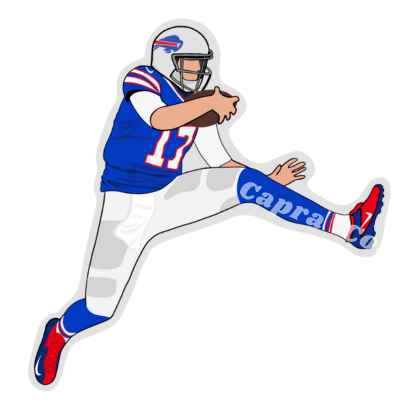 Josh Allen Touchdown Sticker