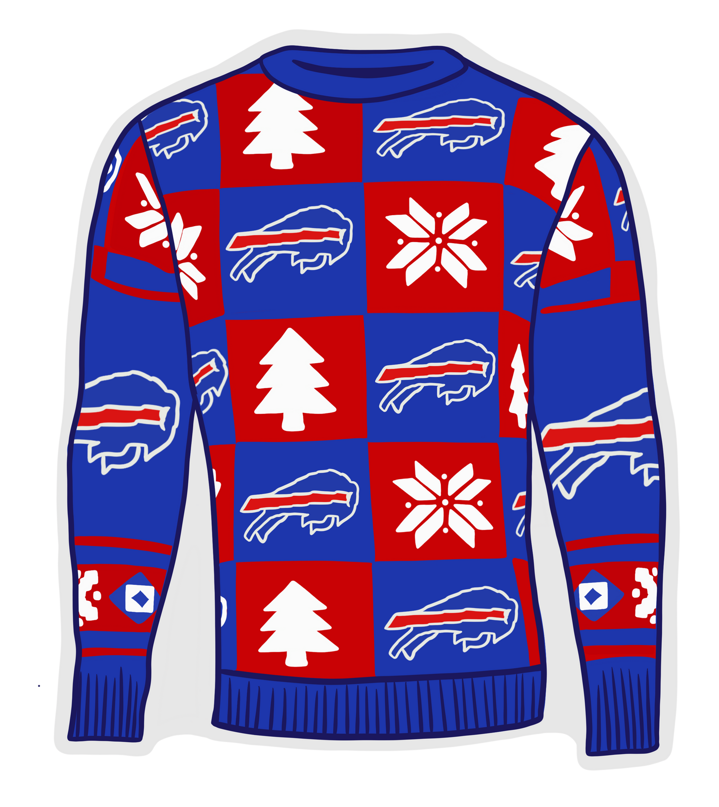 Buffalo Christmas Sweater